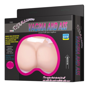 Мастурбатор вагина и анус с вибрацией BAILE - VAGINA AND ASS, Heating function Vibration, BM-009023