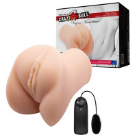 Мастурбатор-вагіна Crazy Bull - Violet realistic vagina vibration, BM-009145