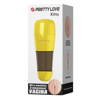 Мастурбатор ротик з вібрацією PRETTY LOVE - Kitty, BM-00900T49NNJ-2