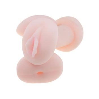 Надувная кукла " SINDY 3D " с вставкой из киберкожи и вибростимуляцией. BS2600020
