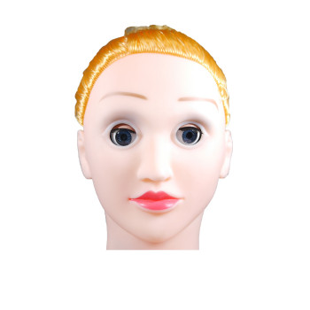 Надувна лялька "BARBI-3D" із вставкою з кібершкіри та вібростимуляцією. BS2600021
