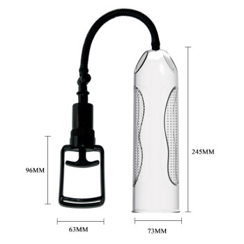 Вакуумна помпа з вібрацією Pretty Love - Penis Pump AleXander, BM-010066BPL