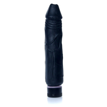 Вибратор Boss Series - Real Skin Black, ( длина 22 см, диаметр 4 см ) BS6700072