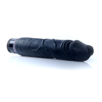 Вибратор Boss Series - Real Skin Black, ( длина 22 см, диаметр 4 см ) BS6700072