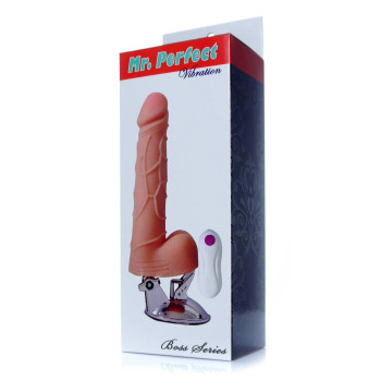 Вібратор на присосці Boss Series - Mr. Perfect Vibration 12 функцій, BS6700080