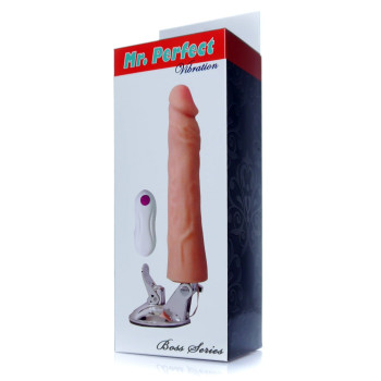 Вібратор на присосці Boss Series - Mr. Perfect Vibration 12 функцій, BS6700081