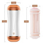Мастурбатор із двома входами та вібростимуляцією BOSS Vibrating Masturbation Cup USB 10 function + Interactive Function, BS6300019