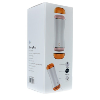 Мастурбатор із двома входами та вібростимуляцією BOSS Vibrating Masturbation Cup USB 10 function + Interactive Function, BS6300019