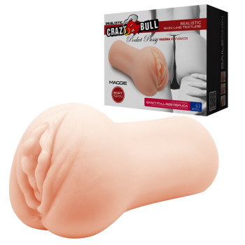 Мастурбатор-Вагіна Crazy Bull-MAGGIE POCKET pussy MASTURBATOR, BM-009226N