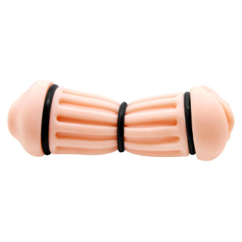Мастурбатор с двумя входами Crazy Bull - NANCY Pocket Pussyм DOUBLE MASTURBATOR, BM-009224H