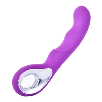 Вібромасажер для точки G Boss Series - Wibrator G-spot 10 функцій USB Purple, BS2200055