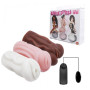 Набір з 3 - х мастурбаторів BAILE-Masturbator Vibrating, BM-009159