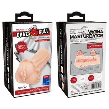 Вагіна-мастурбатор CRAZY BULL-Cindy, BM-009188