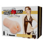 Мастурбатор с вибрацией CRAZY BULL - Realistic Pocket Pussy, BM-009227Z
