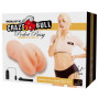 Мастурбатор с вибрацией CRAZY BULL - Realistic Pocket Pussy, BM-009228Z
