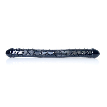 Подвійний фалоімітатор Boss Series: Flexible Double Dong Black, BS6700089