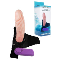 Страпон чоловічий з вібрацією BOSS - Damian Hollow Strap-on 2.0, BS4600009-1