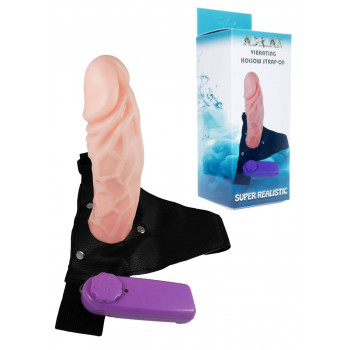 Страпон чоловічий з вібрацією BOSS - Damian Hollow Strap-on 2.0, BS4600009-1