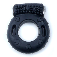 Ерекційне вібро кільце BOSS Vibrating Cock Ring Black, BS6700042