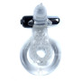 Эрекционное вибро кольцо BOSS - Dolphin Vibro CockRing Clear, BS6700050