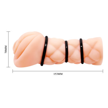 Мастурбатор с вибрацией CRAZY BULL - MICHELLE Vagina Vibration, BM-009153ZH