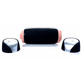 Мастурбатор з двома входами та вібростимуляцією BOSS SUSAN Double Delight 2.0 - 36 functions USB, BS2600132