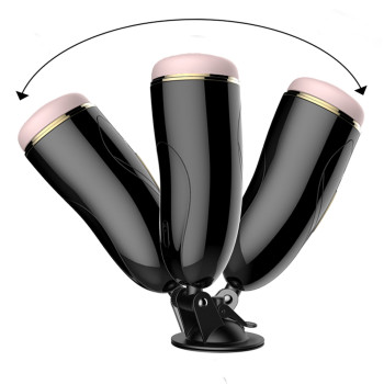 Мастурбатор з вібростимуляцією FOXSHOW Vibrating Masturbation Cup USB 7 + Interactive Function, BS6300033