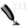 Мастурбатор з вібростимуляцією FOXSHOW Vibrating Masturbation Cup USB 7 + Interactive Function, BS6300033