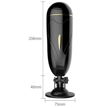 Мастурбатор з вібростимуляцією FOXSHOW Vibrating Masturbation Cup USB 7 + Interactive Function, BS6300033
