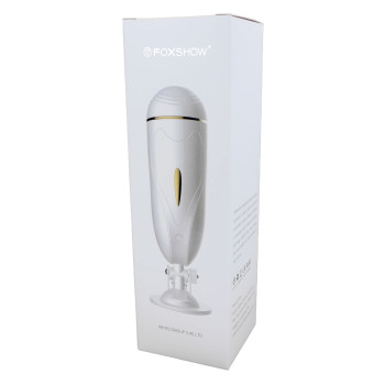 Мастурбатор з вібростимуляцією FOXSHOW Vibrating Masturbation Cup USB 7 + Interactive Function, BS6300033