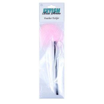Тиклер (лоскотання) з пухом Boss Series Fetish - Feather Tickler Pink, BS6100028