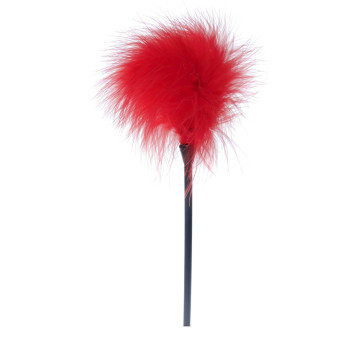 Тиклер (лоскотання) з пухом Boss Series Fetish - Feather Tickler Red, BS6100029