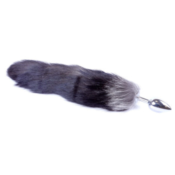 Анальная пробка ( размер S ) с хвостом Boss Series - Fox TAIL Black XXL, BS6400097