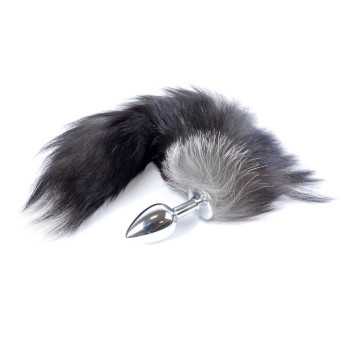 Анальная пробка ( размер S ) с хвостом Boss Series - Fox TAIL Black XXL, BS6400097
