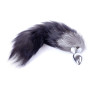 Анальная пробка ( размер S ) с хвостом Boss Series - Fox TAIL Black XXL, BS6400097
