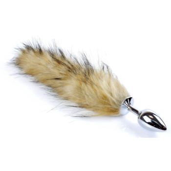 Анальная пробка ( размер S ) с хвостом Boss Series - Fox TAIL Brown XL, BS6400098