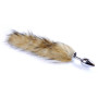 Анальная пробка ( размер S ) с хвостом Boss Series - Fox TAIL Brown XL, BS6400098