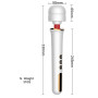 Вибромассажер Boss Series - Massager Super Powerful USB White 10 Function, BS2200011