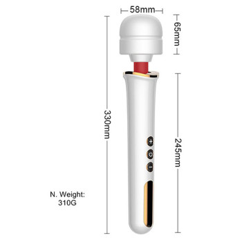 Вибромассажер Boss Series - Massager Super Powerful USB Black 10 Function, BS2200012