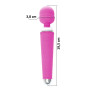 Вібромасажер Boss Series - Massager Power Wand USB Purple 16 Function, BS2200035