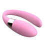 Вибромассажер для пар с пультом ДУ - Boss Series V-Vibe Pink USB 7 Function, BS6200001