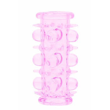 Насадка стимулююча BOSS Stretchy Sleeve Pink, BS6700012