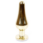 Анальний затор Boss Series - Jewellery Gold BUTT PLUG Red, BS6400064