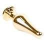 Анальний затор Boss Series - Jewellery Gold BUTT PLUG Black, BS6400065