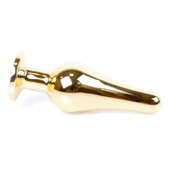 Анальная пробка Boss Series - Jewellery Gold BUTT PLUG Light Blue, BS6400067