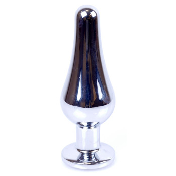 Анальная пробка Boss Series - Jewellery Silver BUTT PLUG Light Blue, BS6400076