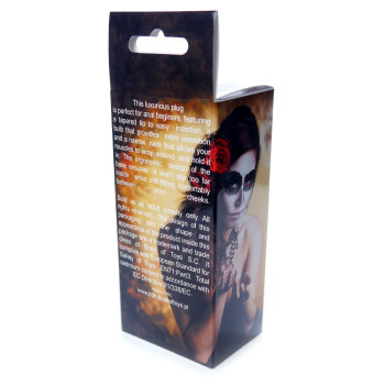 Анальная пробка Boss Series - Jewellery Red Gold PLUG Black S, BS6400111