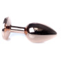 Анальний затор Boss Series - Jewellery Red Gold PLUG Dark Blue S, BS6400114