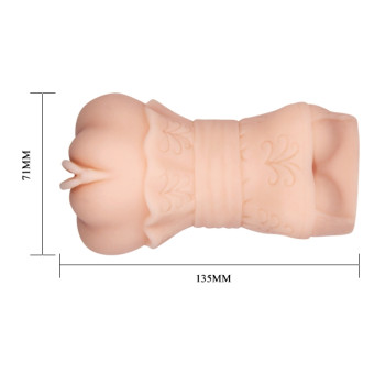 Мастурбатор вагіна CRAZY BULL- Realistic 3D VAGINA Water lubricant, BM-009202K