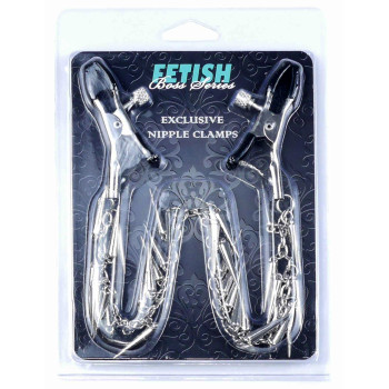 Затискачі для сосків Fetish Boss Series - №10 Exclusive Nipple Clamps, BS6100018
